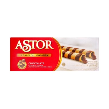 ASTOR CHOCOLATE CRUMBLY ROLL STICK 150G