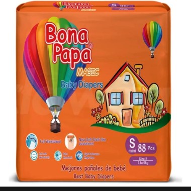 BONA PAPA MAGIC BABY DIAPERS MEGA SMALL-2 88S