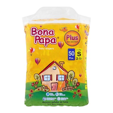 BONA PAPA PLUS BABY DIAPERS SMALL-2 50S