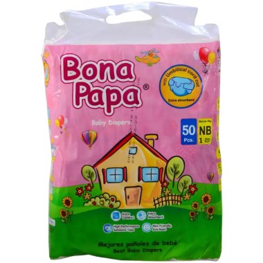 BONA PAPA SUPER BABY DIAPERS NB-1 50S