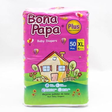 BONA PAPA SUPER BABY DIAPERS XL-5 50S