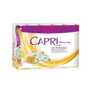 CAPRI HONEY & MILK PROTEIN SOAP 3X150G
