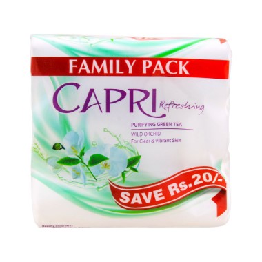 CAPRI PURIFYING GREEN TEA SOAP 3X150G