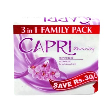 CAPRI VELVET ORCHID SOAP 3X150G