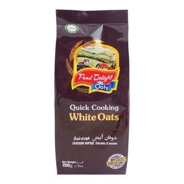 FOOD DELIGHT BROWN OATS POUCH 200G
