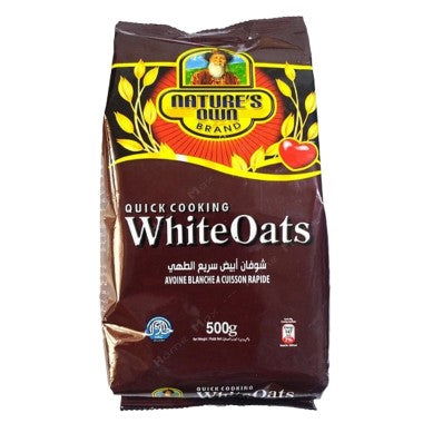 FOOD DELIGHT WHITE OATS POUCH 500G