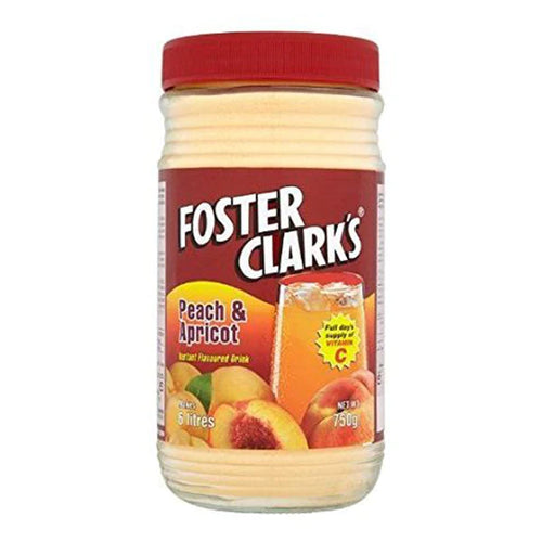FOSTER CLARKS PEACH & APRICOT INSTANT DRINK JAR 750G