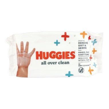 HUGGIES BABY WIPES ALL OVER CLEAN PACK 56s
