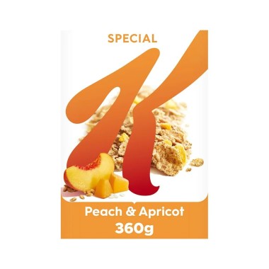 KELLOGG'S SPECIAL PEACH & APRICOT CEREAL 360G
