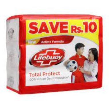 LIFEBUOY SOAP TOTAL PROTECT 3X100G