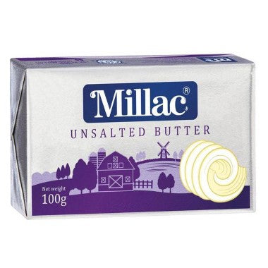 MILLAC UNSALTED BUTTER 100G