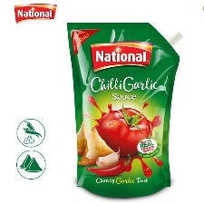 NATIONAL FOODS CHILLI GARLIC SAUCE PCH 400G  