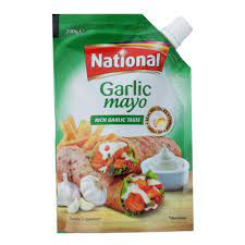 NATIONAL FOODS GARLIC MAYO PCH 200G