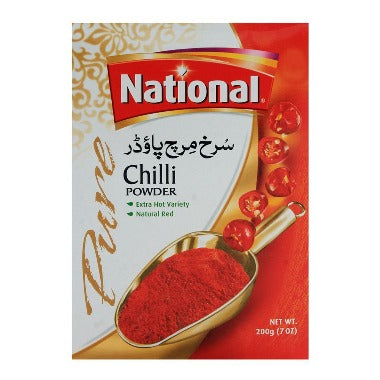 NATIONAL FOODS RED CHILLI POWDER 200G