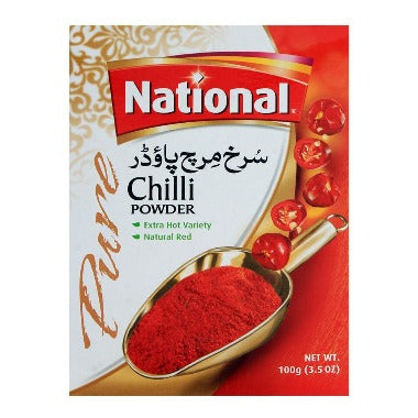 NATIONAL FOODS RED CHILLI POWDER 100G