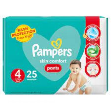 PAMPERS BABY PANTS JUMBO-4-25s