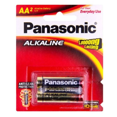 PANASONIC BATTERIES ALKALINE PROMO AA2