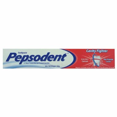 PEPSODENT TOOTH PASTE CAVITY FIGHTER 190G