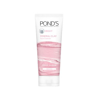PONDS BRIGHT MINERAL CLAY FACE CLEANSER 90G   