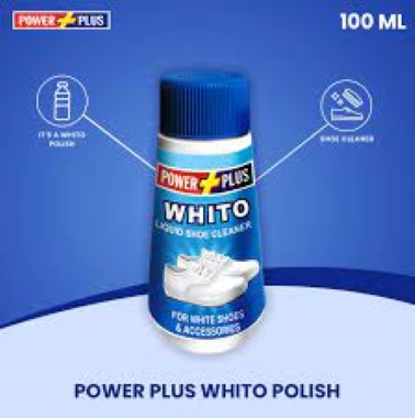 POWER+ WHITO SHOE POLISH BTL 100ML