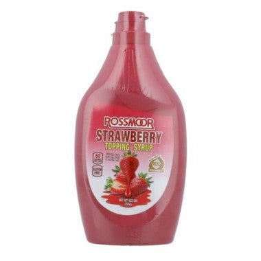 ROSSMOOR STRAWBERRY TOPPING SYRUP 623G
