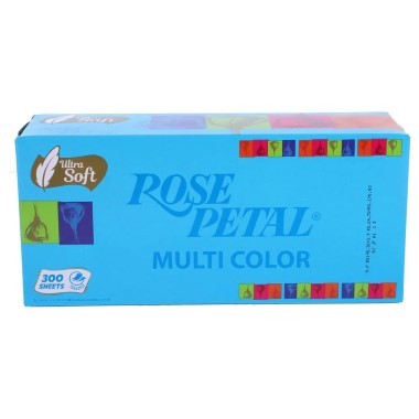 ROSE PETAL MULTICOLOR TISSUE 150X2 PLY