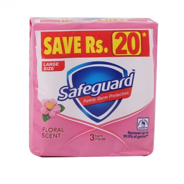 SAFEGUARD SOAP FLORAL SCENT 3X125G
