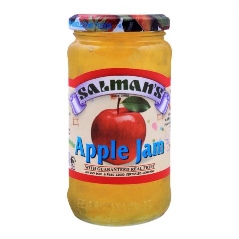 Salmans Apple Jam Jar 450g