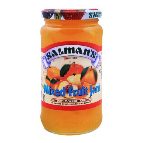 Salmans Mixedd Fruit Jam Jar 450g