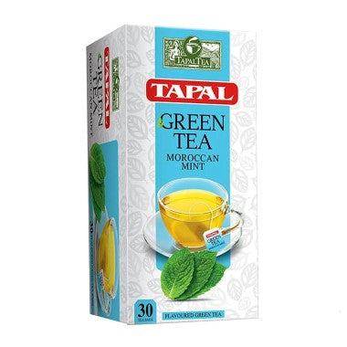 TAPAL GREEN TEA MOROCCAN MINT BOX 30S, 45G