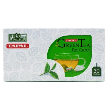 TAPAL GREEN TEA PURE GREEN BOX 30S, 45G