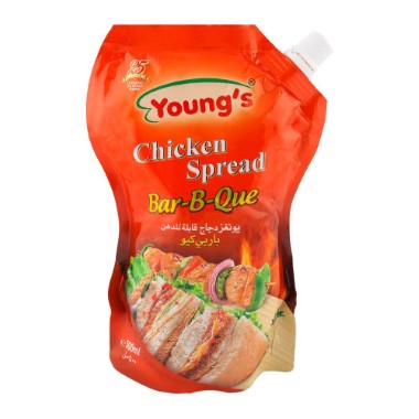YOUNGS CHICKEN SPREAD BBQ PCH 500ML