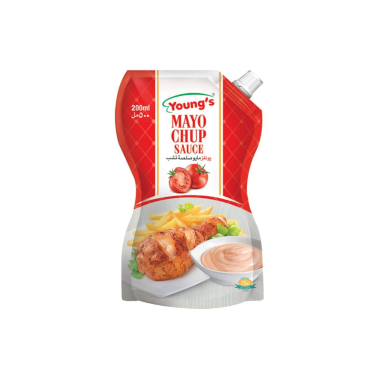 YOUNGS MAYO CHUP SAUCE PCH 200ML