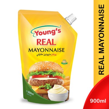 YOUNGS REAL MAYONNAISE PCH 900ML