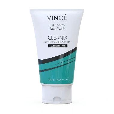 VINCE OIL CONTROL FACE WASH CLEANIX TUBE 120ML